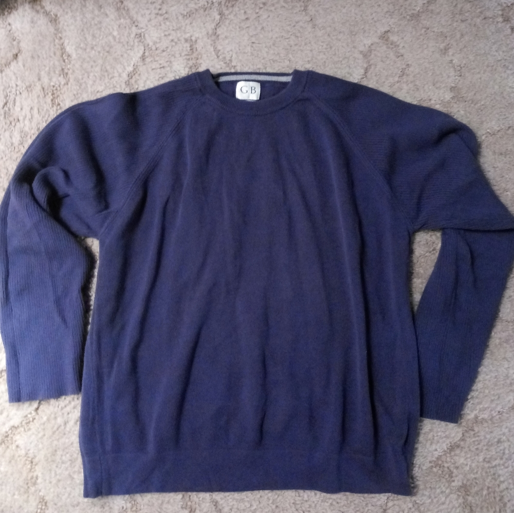 Vtg GEOFFREY BEENE Pullover Cotton Sweater Size L